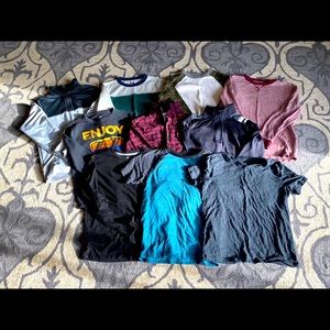 Old Navy, Hurley Boys size 10/12 (M) Top Lot